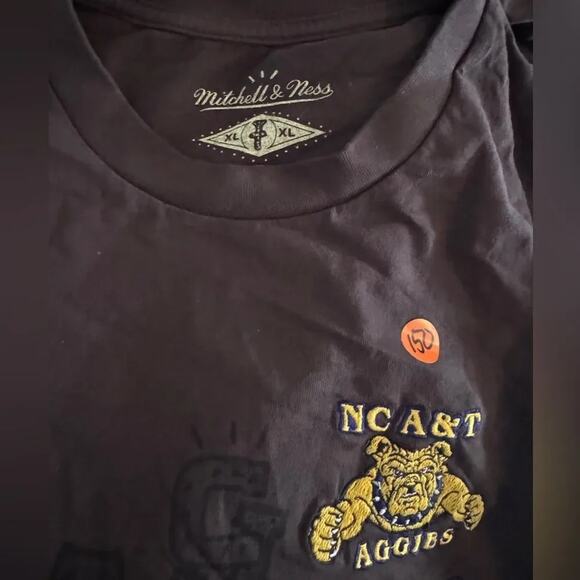 Cactus Jack Travis Scott x Mitchell & Ness North Carolina A&T Aggies Tee New - Picture 4 of 4